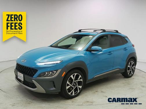 Blue 2023 Hyundai KONA Limited