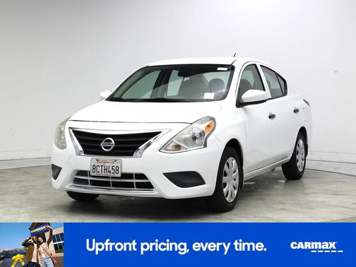 White 2017 Nissan Versa S Plus