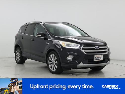 Black 2017 Ford Escape Titanium