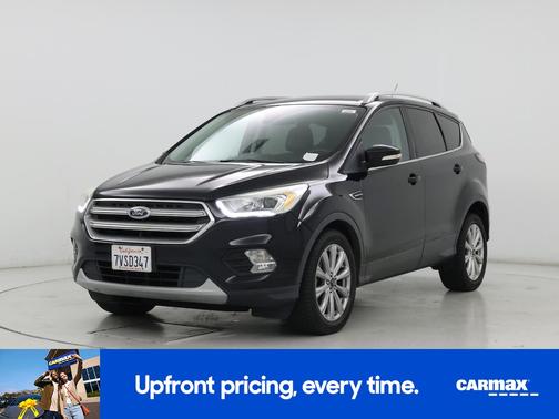 Black 2017 Ford Escape Titanium