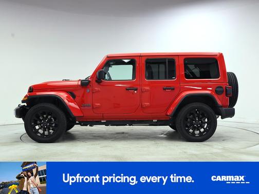 Red 2025 Jeep Wrangler 4xe Sahara