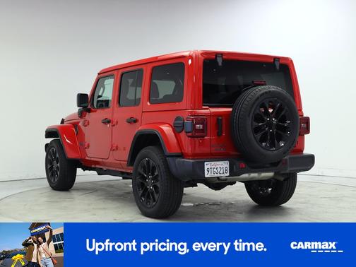 Red 2025 Jeep Wrangler 4xe Sahara