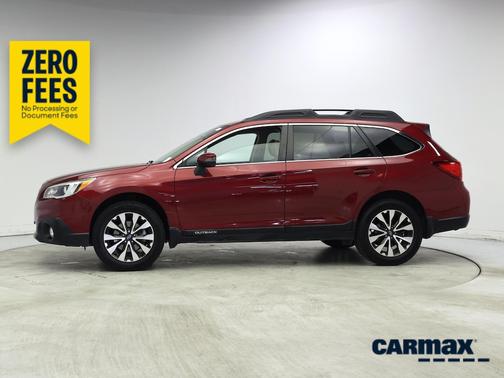 Red 2016 Subaru Outback 2.5I Limited
