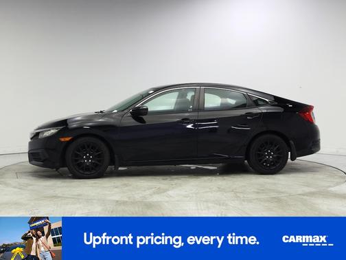 Black 2017 Honda Civic LX
