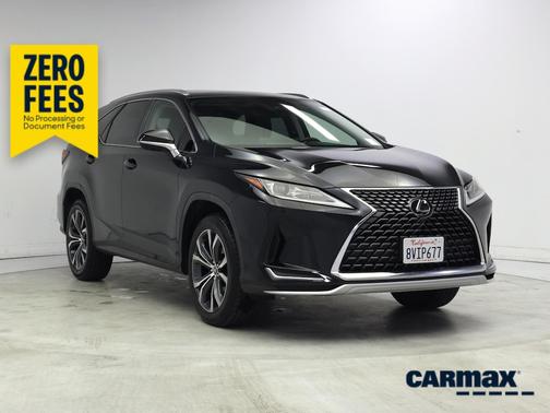 Black 2021 Lexus RX 350 L