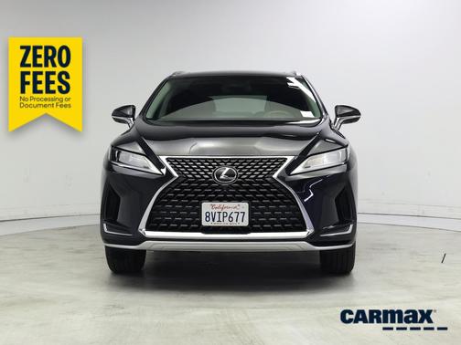 Black 2021 Lexus RX 350 L