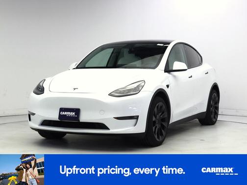 White 2022 Tesla Model Y Long Range