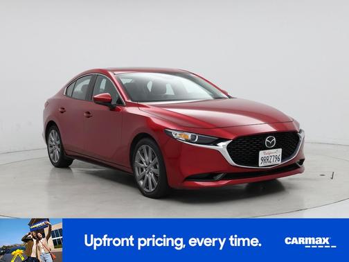 Red 2025 Mazda Mazda3 2.5 S Preferred Package