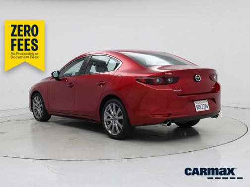 Red 2025 Mazda Mazda3 2.5 S Preferred Package