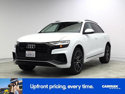 White 2019 Audi Q8 Premium Plus