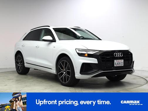 White 2019 Audi Q8 Premium Plus