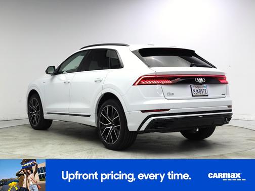 White 2019 Audi Q8 Premium Plus