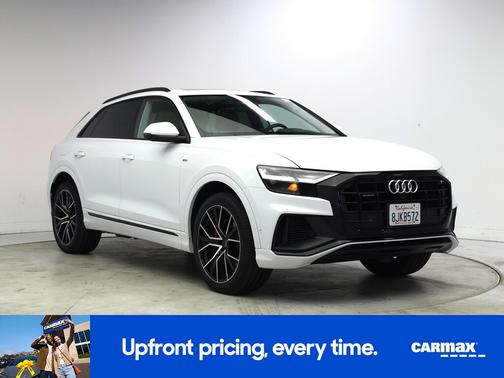 White 2019 Audi Q8 Premium Plus