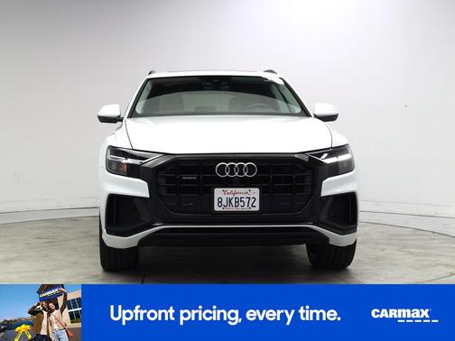White 2019 Audi Q8 Premium Plus