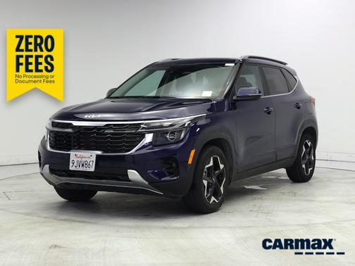 Blue 2024 Kia Seltos EX