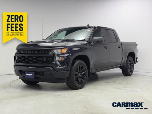 Black 2022 Chevrolet Silverado 1500 Custom