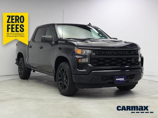 Black 2022 Chevrolet Silverado 1500 Custom