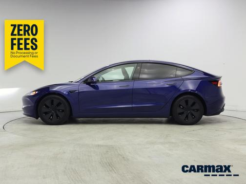 Blue 2025 Tesla Model 3 Long Range