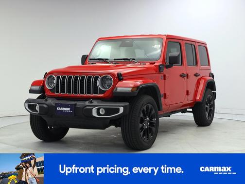 Red 2025 Jeep Wrangler 4xe Sahara