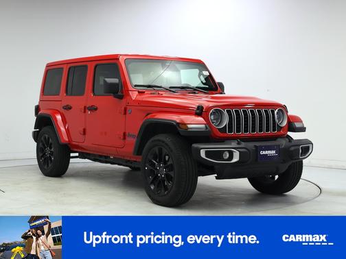 Red 2025 Jeep Wrangler 4xe Sahara