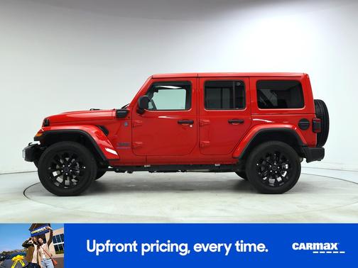 Red 2025 Jeep Wrangler 4xe Sahara