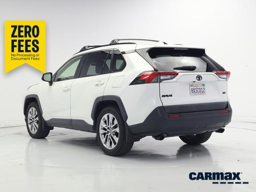 White 2021 Toyota RAV4 XLE Premium
