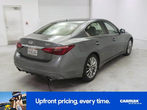Gray 2019 INFINITI Q50 Luxe