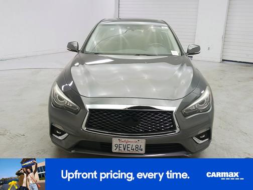 Gray 2019 INFINITI Q50 Luxe
