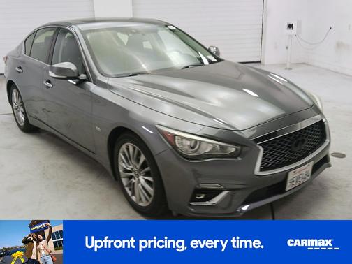Gray 2019 INFINITI Q50 Luxe