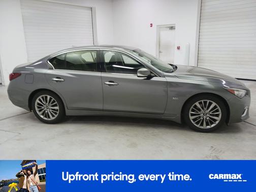 Gray 2019 INFINITI Q50 Luxe