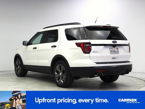 White 2018 Ford Explorer Sport