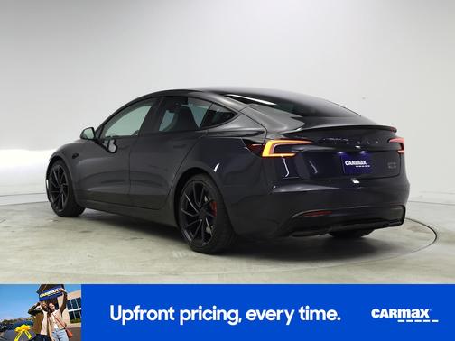 Black 2025 Tesla Model 3 Performance