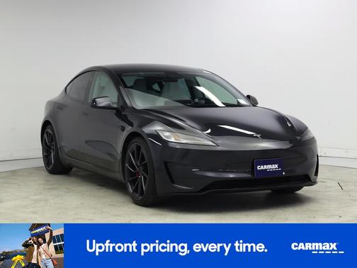 Black 2025 Tesla Model 3 Performance