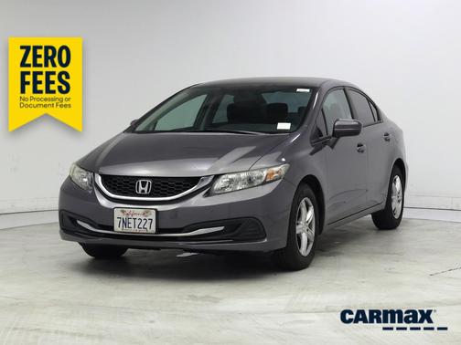 Gray 2015 Honda Civic LX