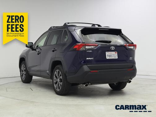 Blue 2025 Toyota RAV4 Hybrid XLE Premium