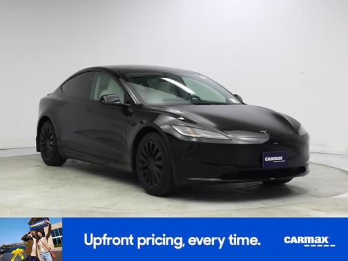Black 2025 Tesla Model 3 Long Range