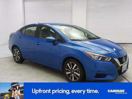 Blue 2021 Nissan Versa SV