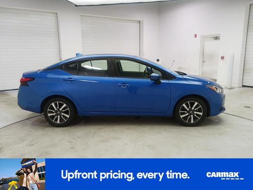 Blue 2021 Nissan Versa SV