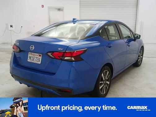 Blue 2021 Nissan Versa SV