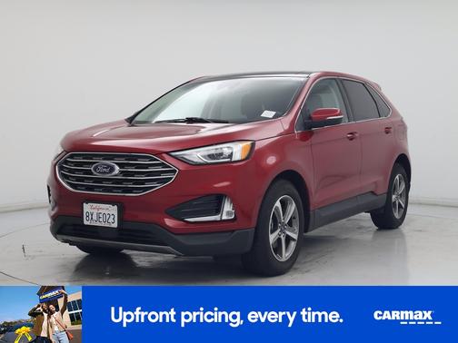 Red 2020 Ford Edge SEL