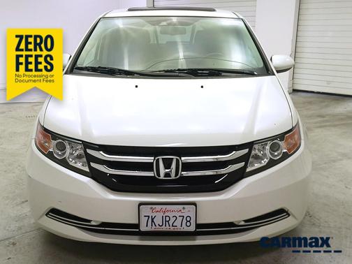 White 2015 Honda Odyssey EX-L