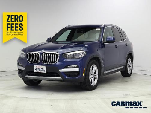 Blue 2019 BMW X3 sDrive30i