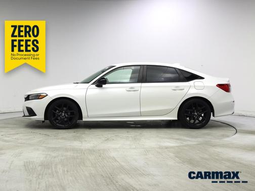 White 2022 Honda Civic Sport