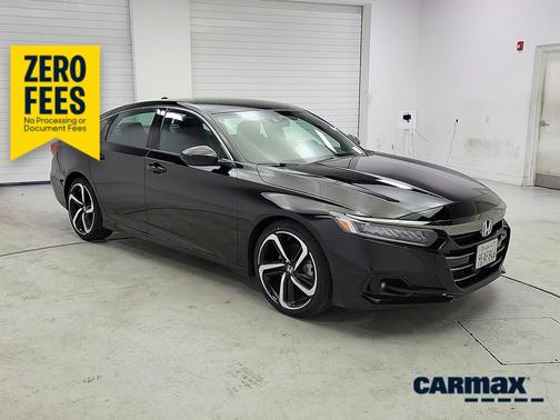 Black 2022 Honda Accord Sport