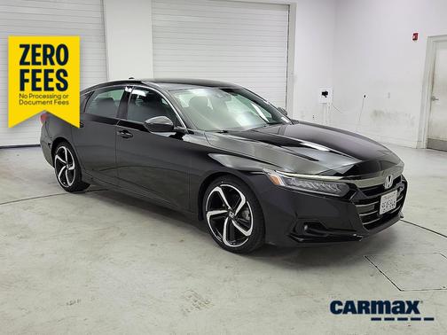 Black 2022 Honda Accord Sport