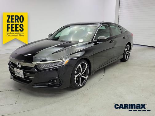 Black 2022 Honda Accord Sport