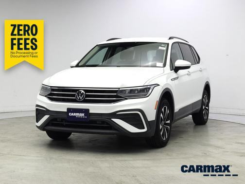 White 2022 Volkswagen Tiguan S