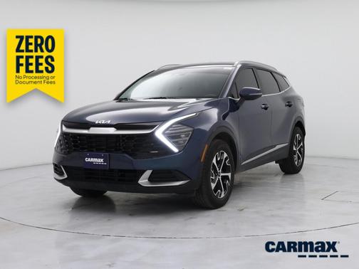 Blue 2024 Kia Sportage Hybrid EX