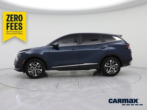 Blue 2024 Kia Sportage Hybrid EX