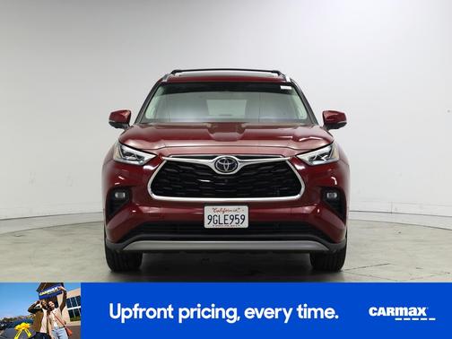 Red 2023 Toyota Highlander Platinum